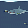 Lo squalo matto - Azione